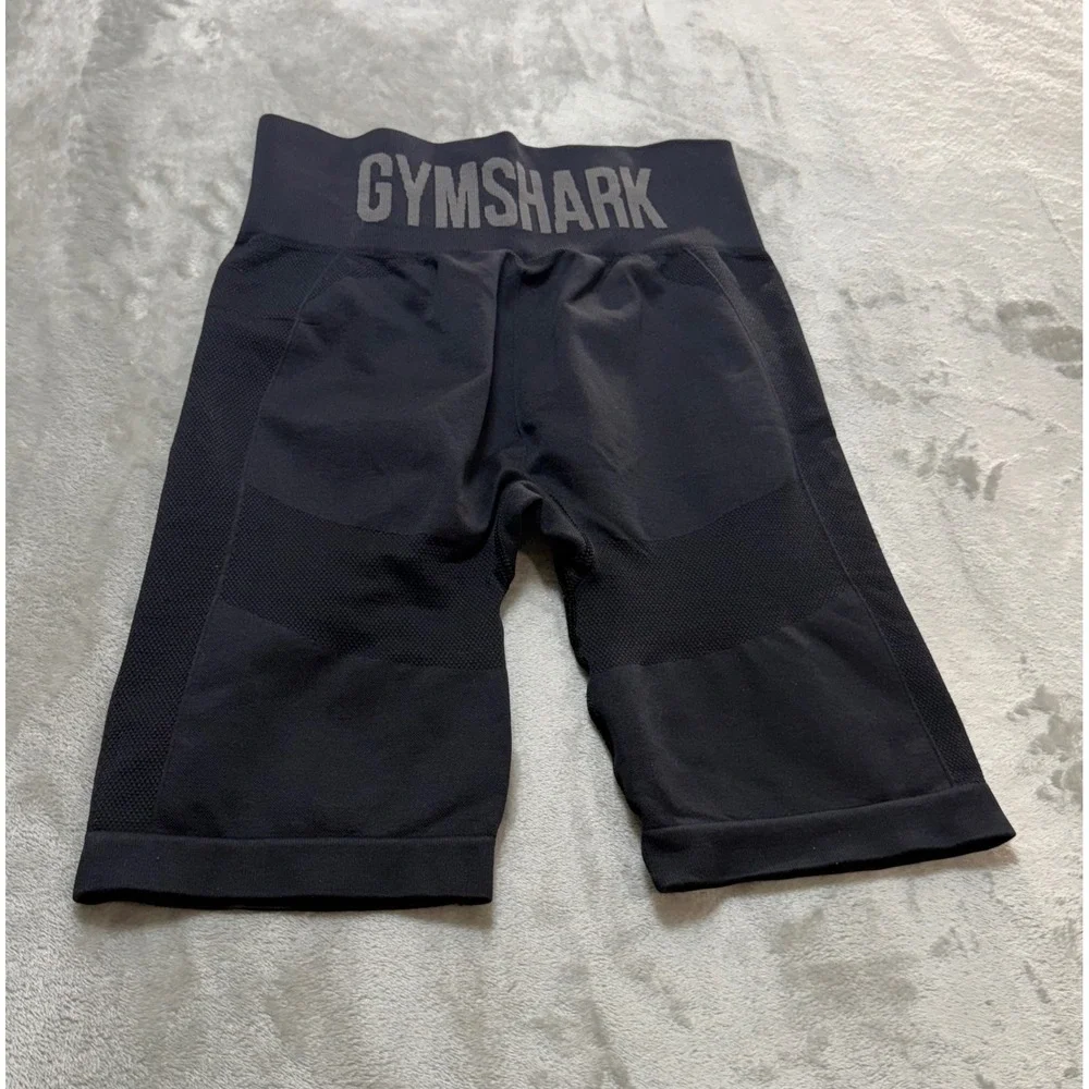 Gymshark Vital Seamless 2.0 Black Biker Shorts Womens Size M Workout Athleisure